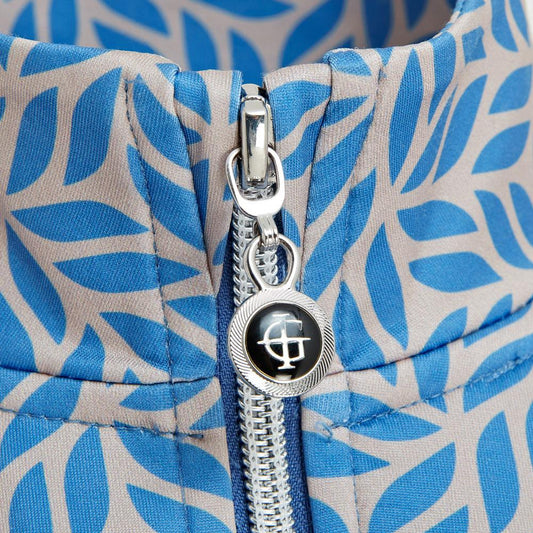 Island Green Leaf Windstopper Full Zip - Blue