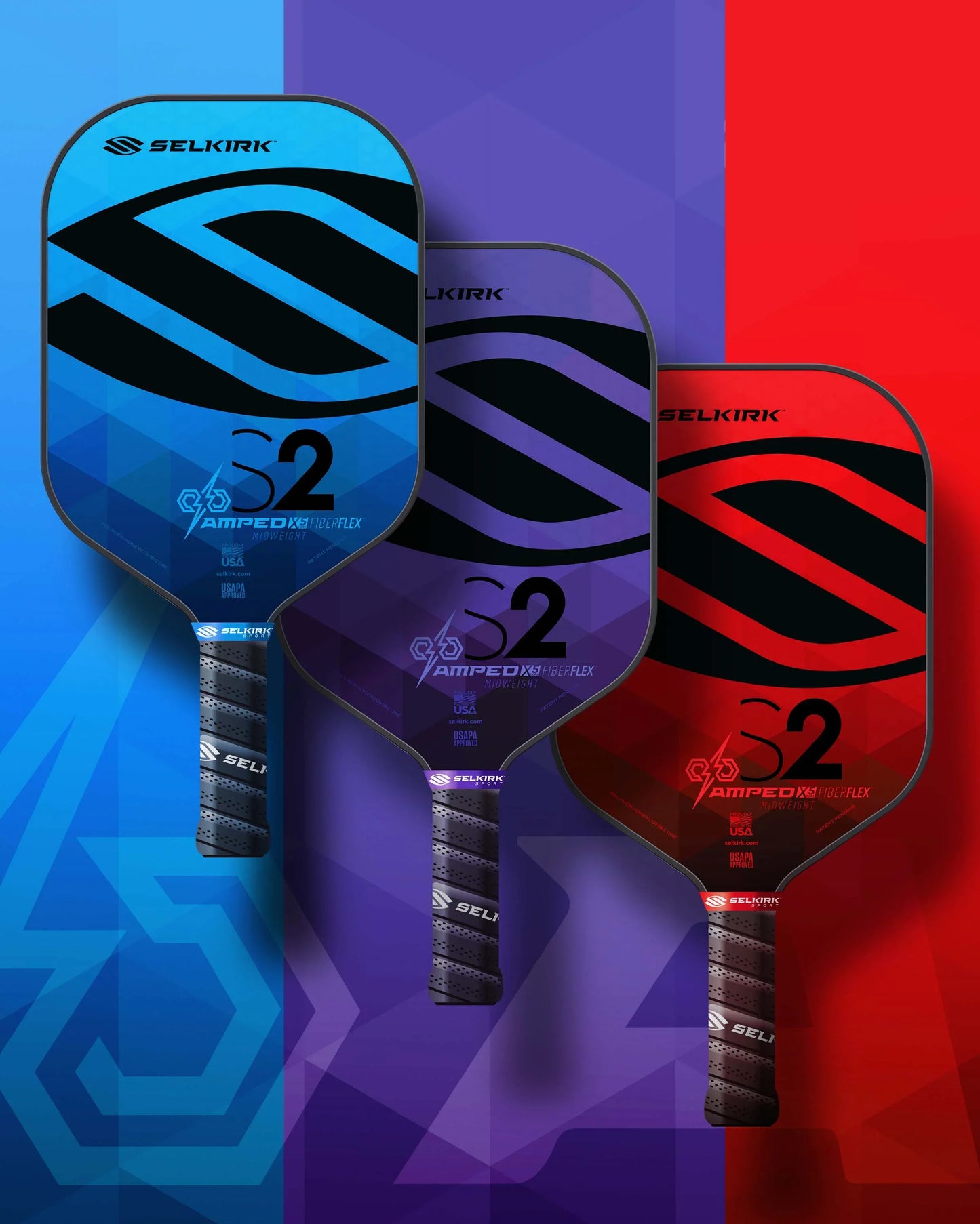 Selkirk Amped Epic Mid Weight pickleball paddle - Regal (Black/Gold)