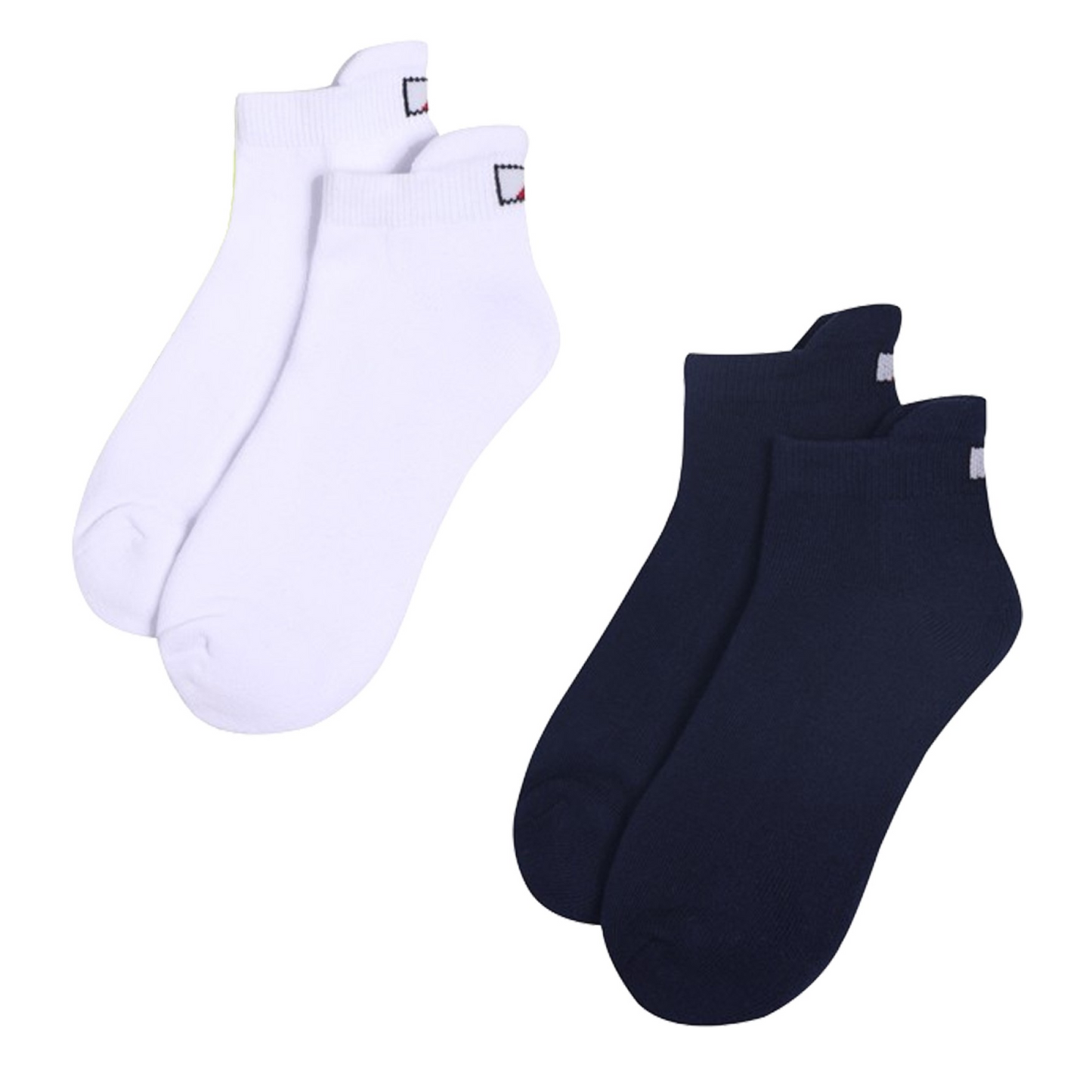 JRB Sports Socks (pack of 2) - Navy and White