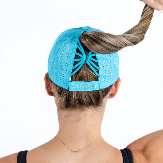 VimHue Sun Goddess cap - Blue Curacao