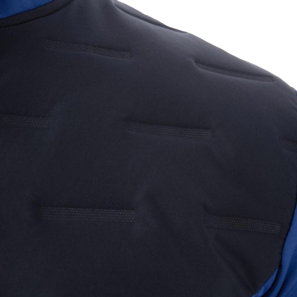 Island Green Men: Padded Jacket with Stretch - Navy/Blue