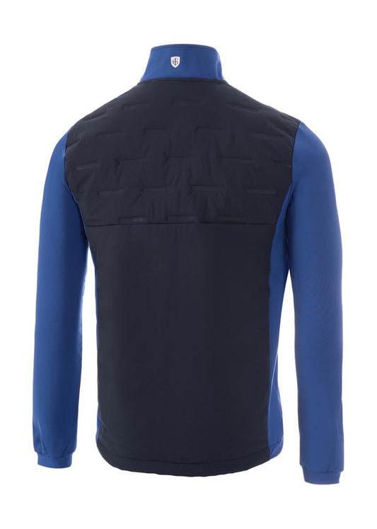 Island Green Men: Padded Jacket with Stretch - Navy/Blue