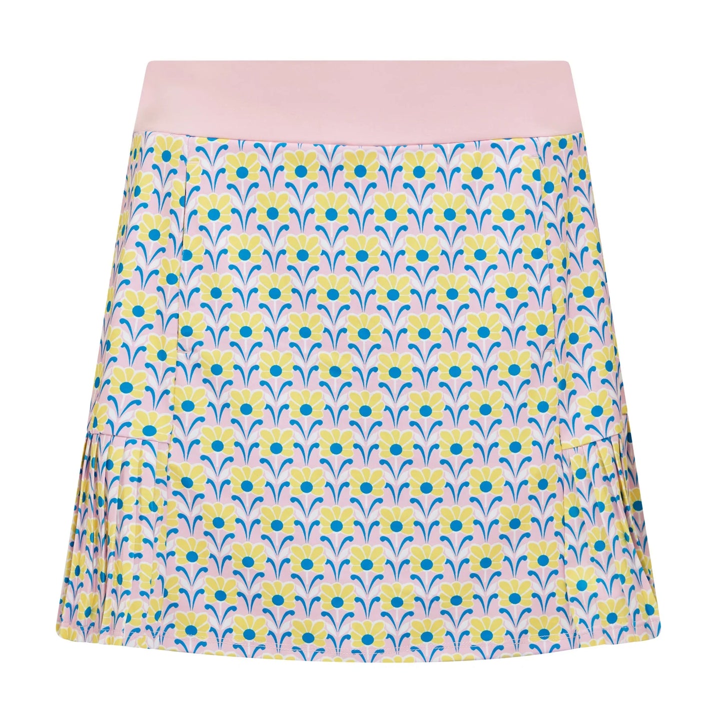 Original Penguin Side Pleat Skort - Charm Pink print