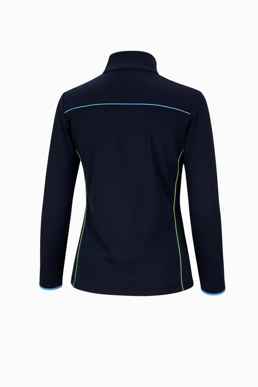JRB Midlayer Jacket - Navy with River Blue/Lime Piping