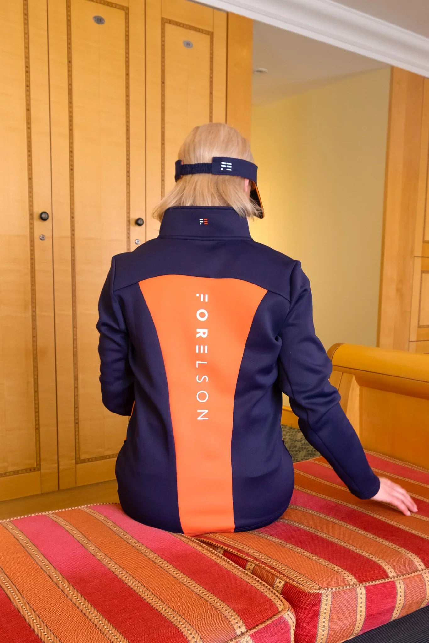 Forelson Draycott full zip top - Navy