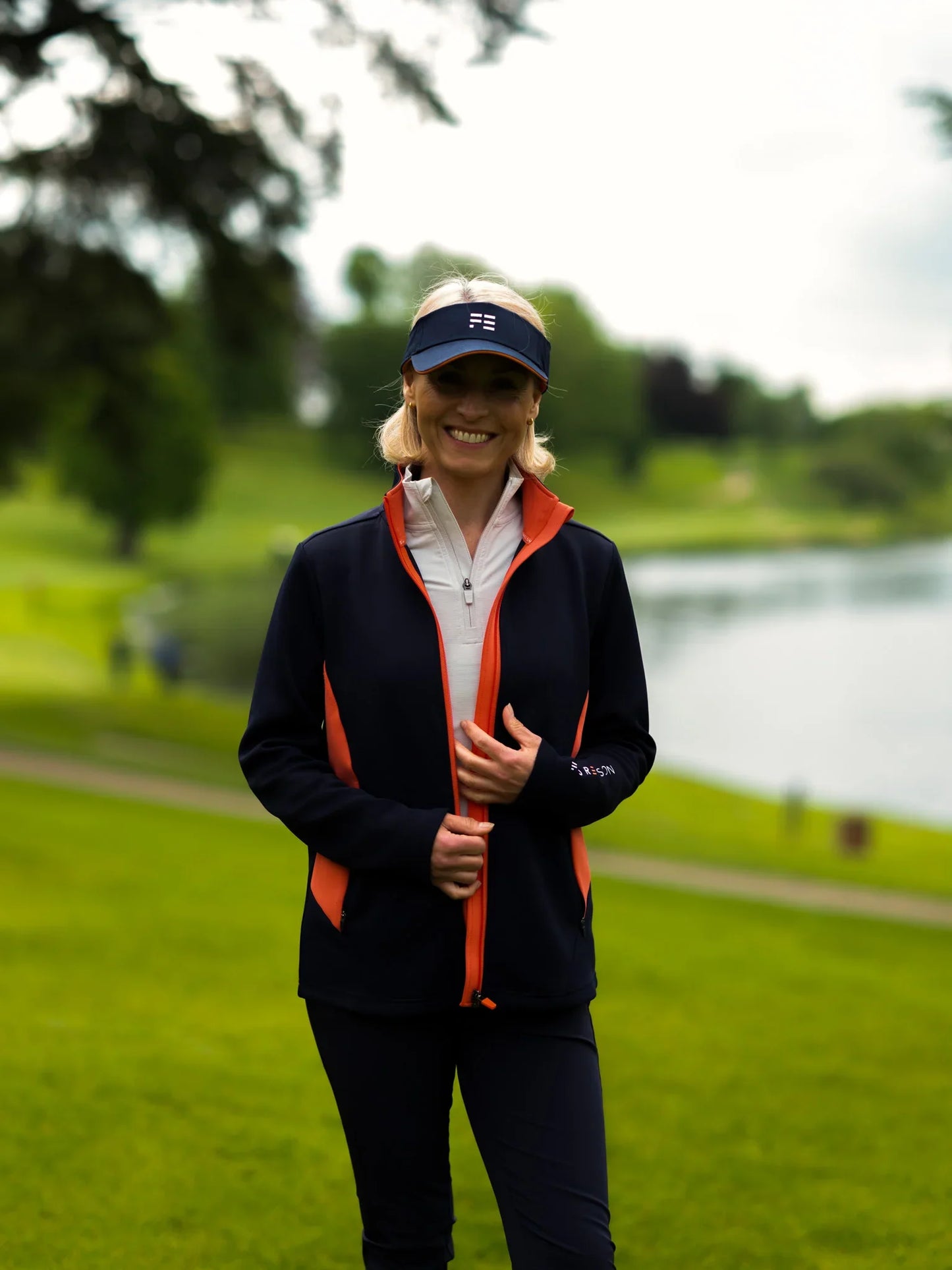 Forelson Draycott full zip top - Navy