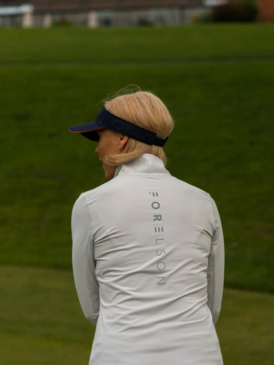 Forelson Broadway 1/4 zip top - White