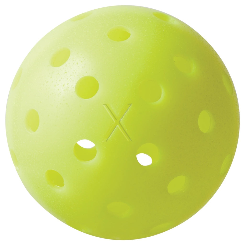 Franklin Sports outdoor X-40 pickleball balls (pack of 6) - Optic yellow