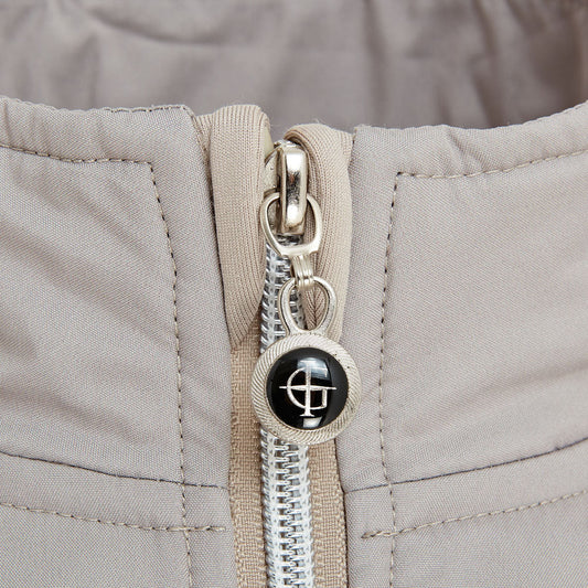 Island Green Padded Jacket - Stone