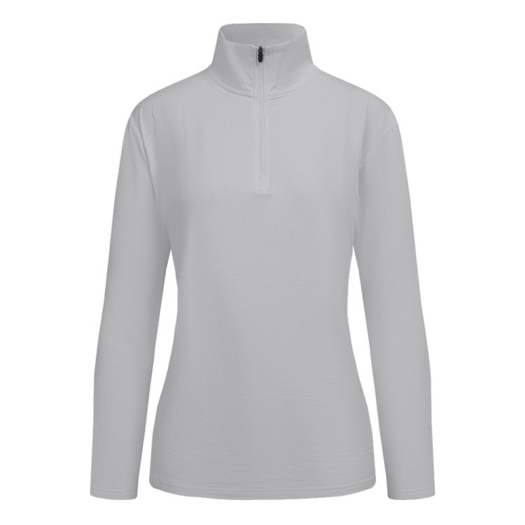 JRB Men: 1/4 Zipped Mid Layer - White