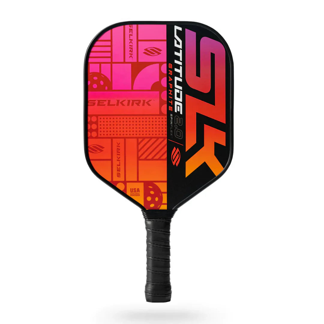 Selkirk SLK Latitude 2.0 pickleball paddle - Orange/red