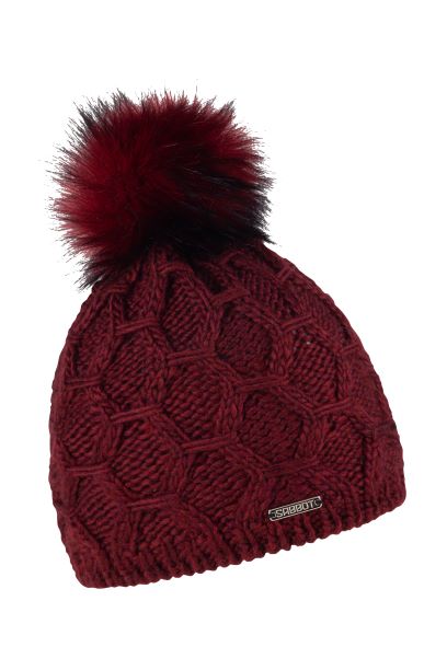 Sabbot Monika bobble hat - Bordeaux