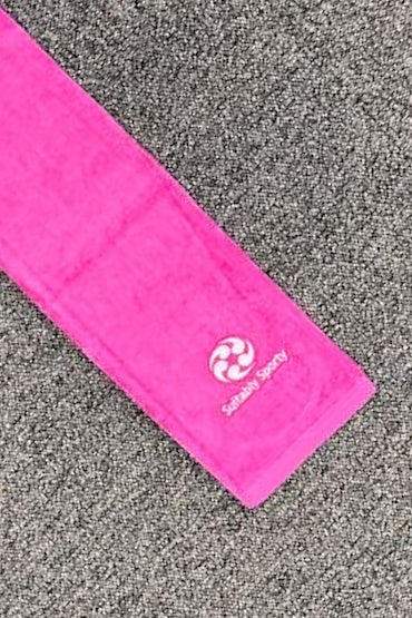 Suitably Sporty Tri-fold towel - Pink