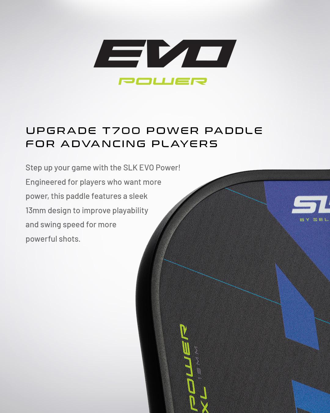 Selkirk Evo Power Max pickleball paddle - Oasis Blue (new design)