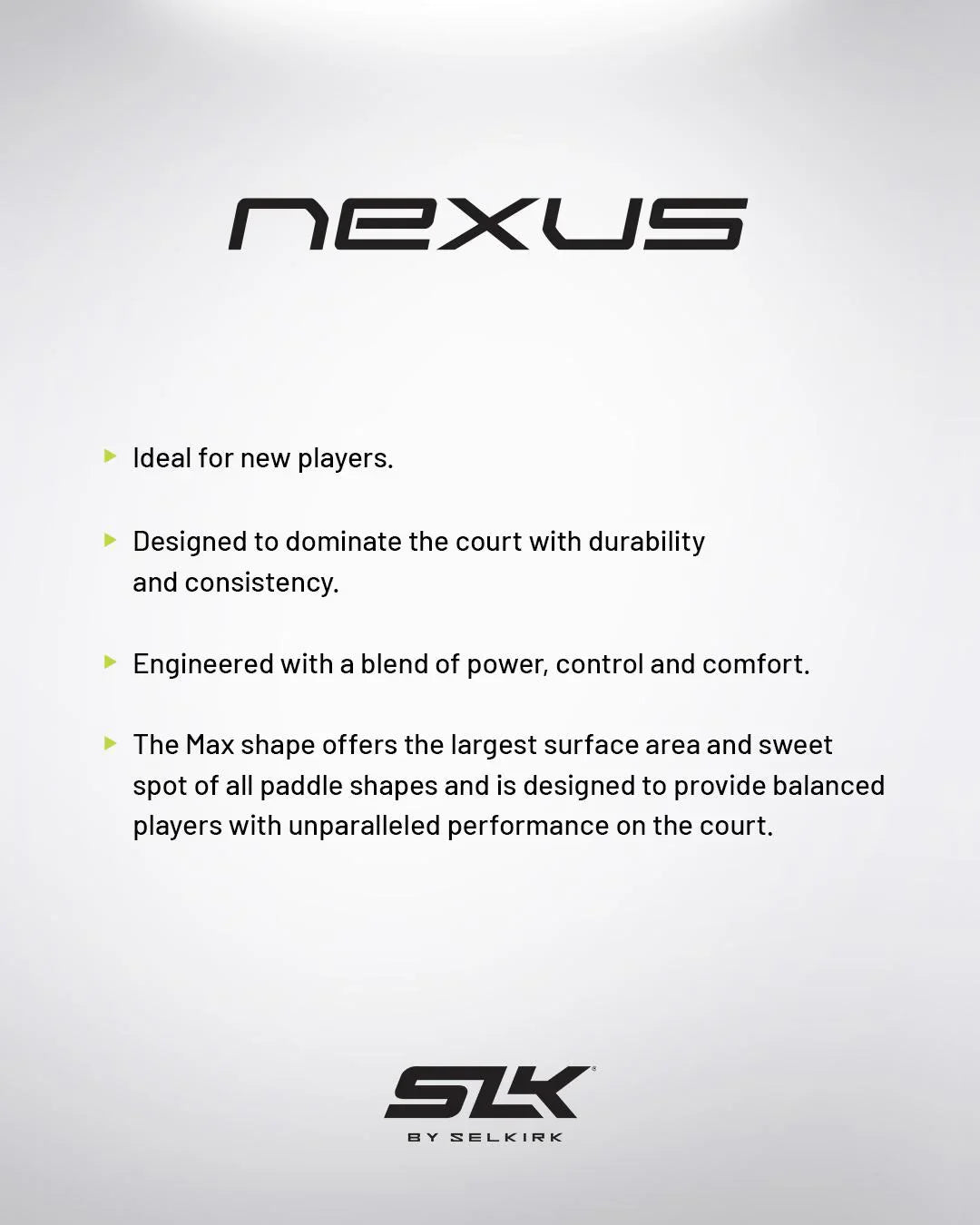 SLK Nexus pickleball paddle - Ember