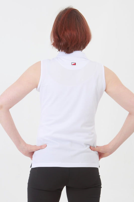 This is an essential item for every lady golfer and her golfing wardrobe. Who doesn't need a plain white golf polo shirt? This will also work for Lady tennis players who are looking for a plain white tennis polo shirt to match with their tennis skort or tennis shorts. Lady Tennis players and lady golfers need this.