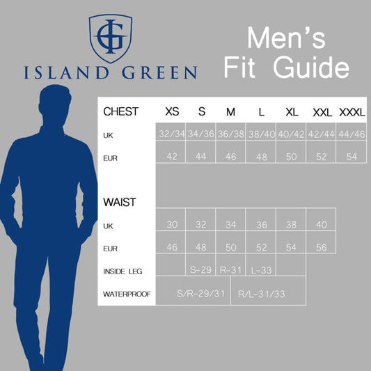 Island Green Men: 1/4 Zipped Outer Layer - Charcoal Grey