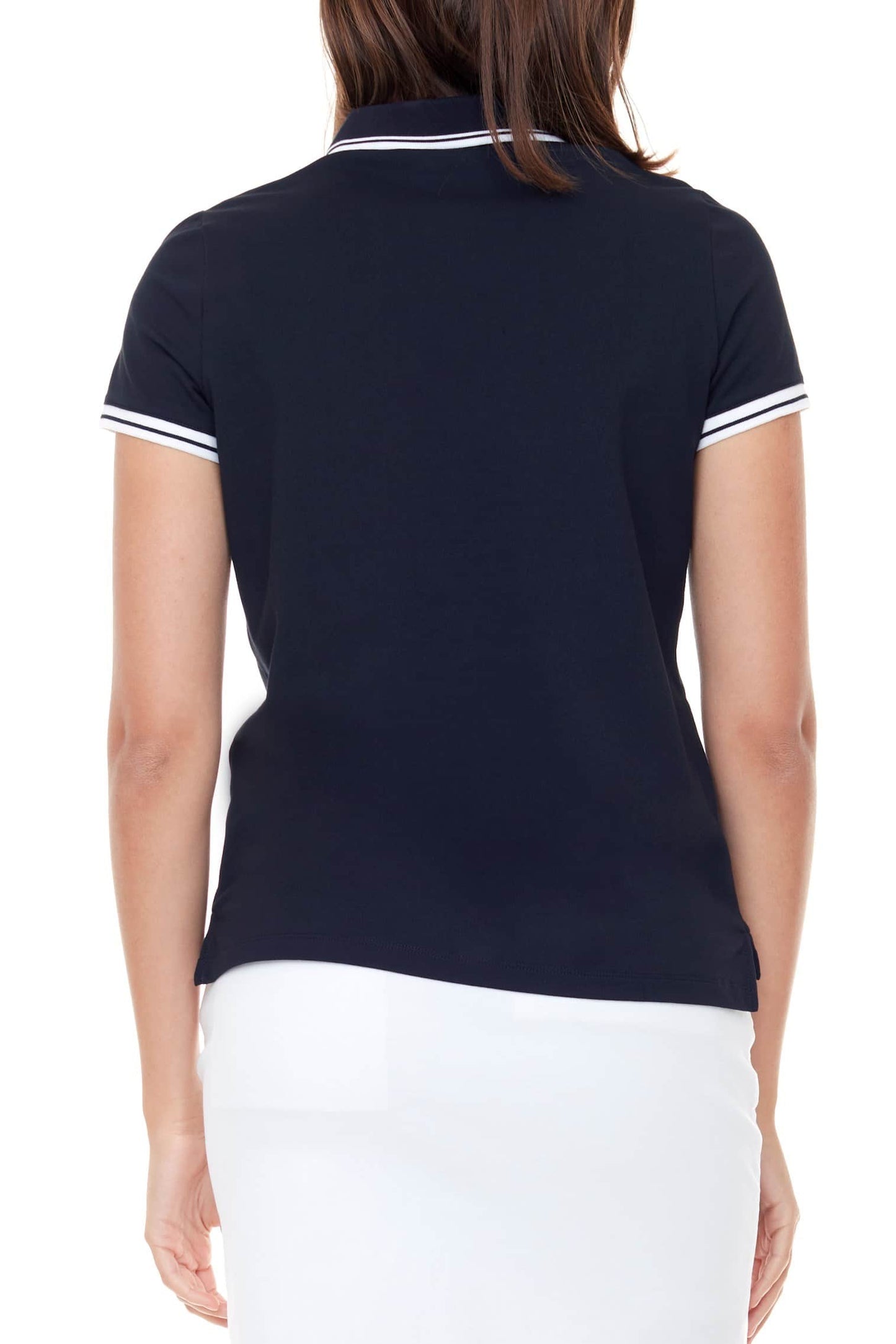 Swing Control pique short sleeved polo - Navy