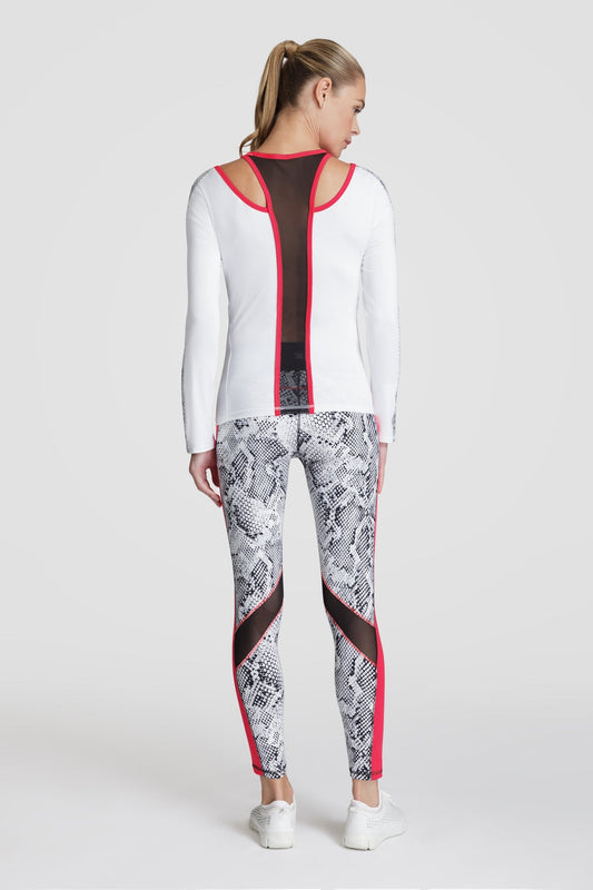 Tail Tara long sleeved top - white