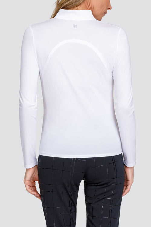 Tail Amelia top - Chalk white