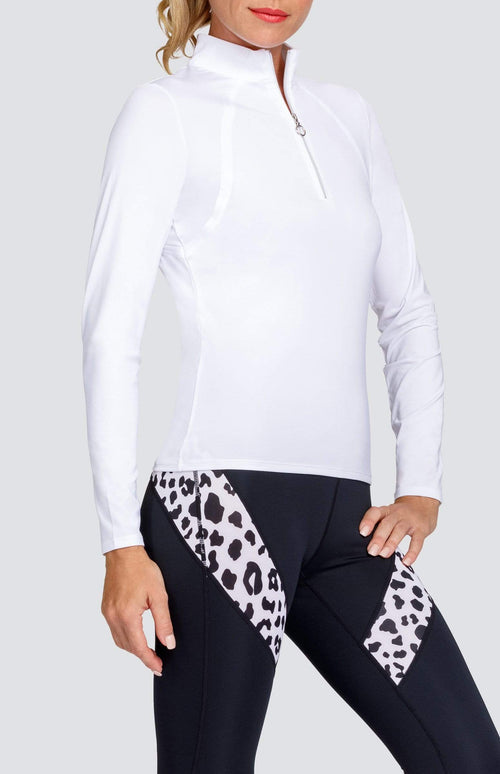 Tail Amelia top - Chalk white
