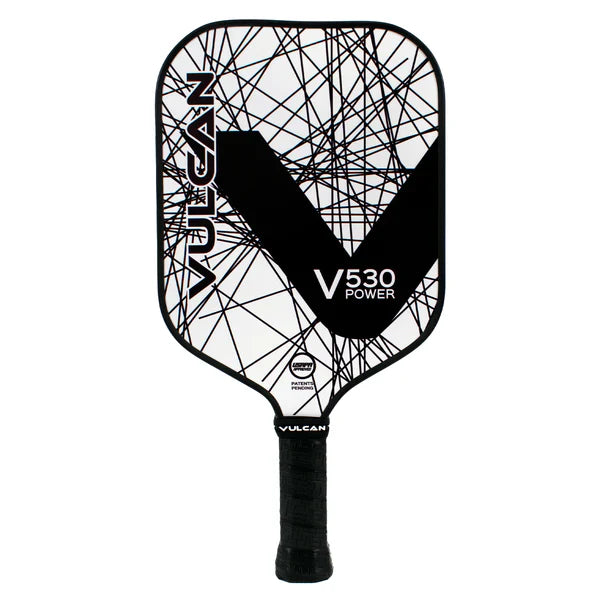 Vulcan V530 Power pickleball paddle - Black Lazer
