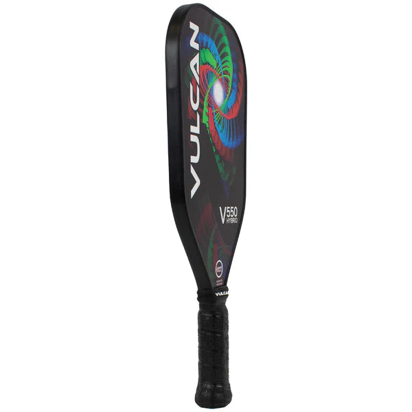 Vulcan V550 Hybrid pickleball paddle - Black Entropy
