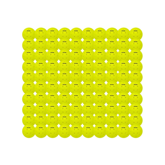 Franklin Sports outdoor X-40 pickleball balls (pack of 100) - Optic yellow