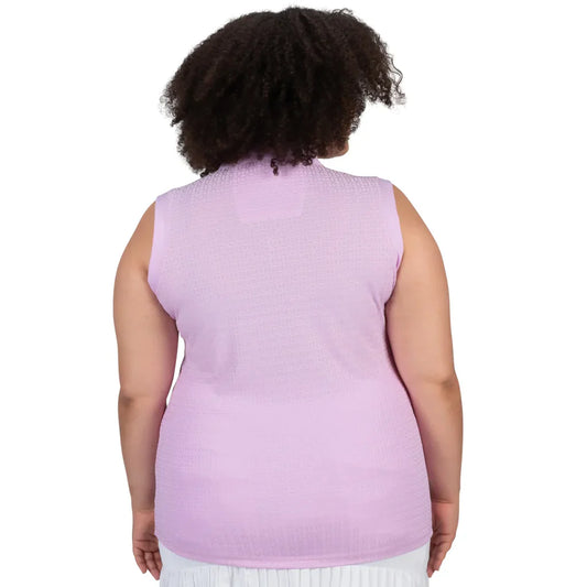 Nancy Lopez Journey sleeveless polo - Lilac