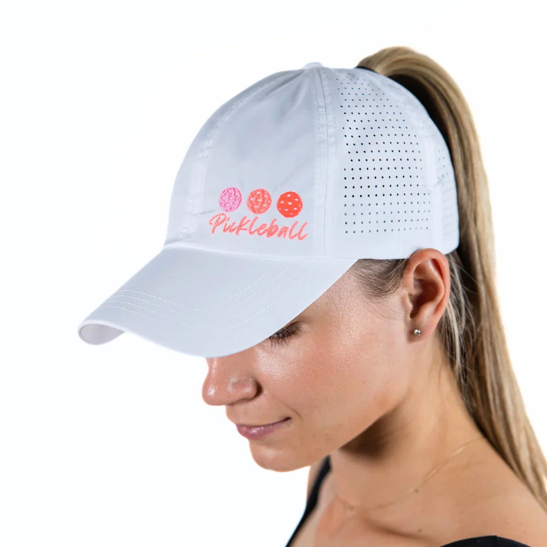 VimHue Sun Goddess cap - White Pickleball