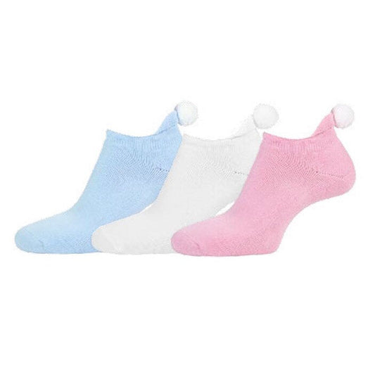 Glenmuir Pom Pom socks - pink