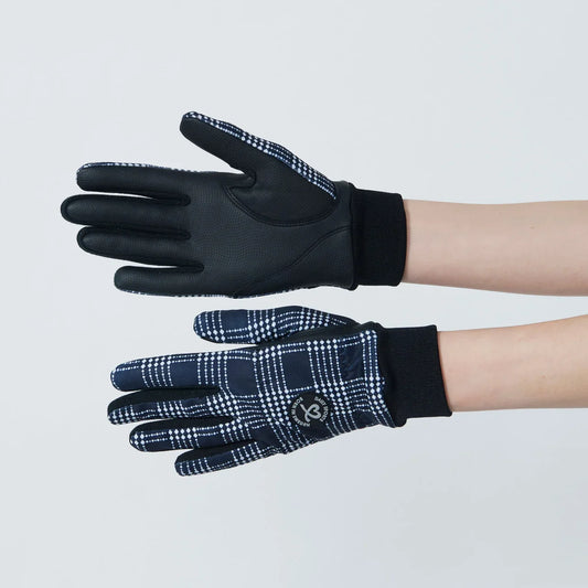 Daily Sports Winter Gloves - Navy Golf Plaid