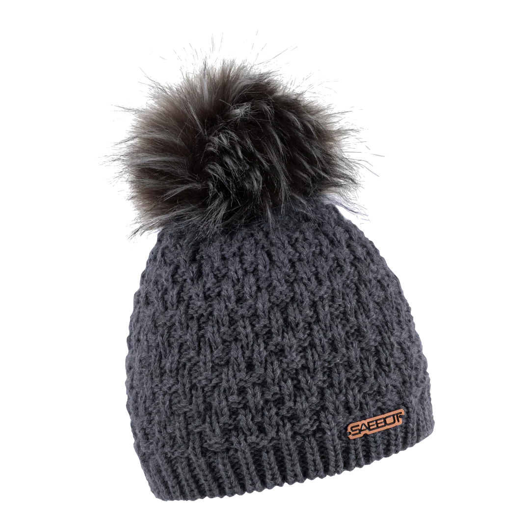 Sabbot Petra Bobble Hat  - Dark Stone