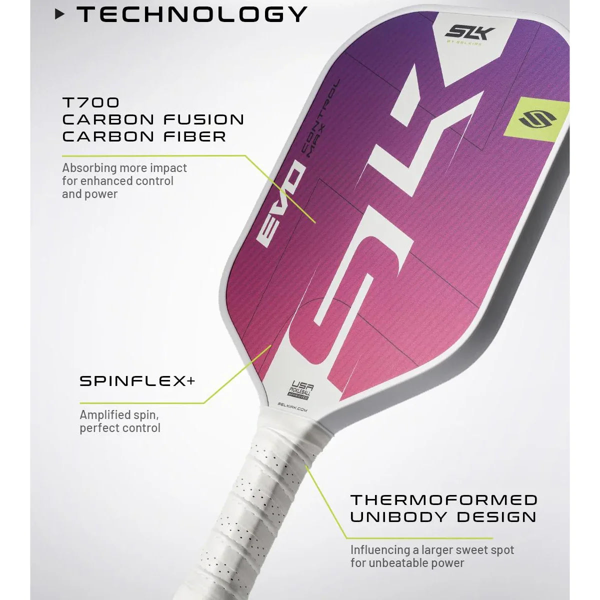 Selkirk Evo Control XL pickleball paddle - Oasis blue
