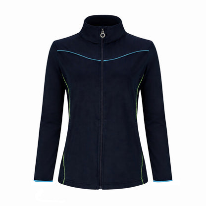 JRB Midlayer Jacket - Navy with River Blue/Lime Piping