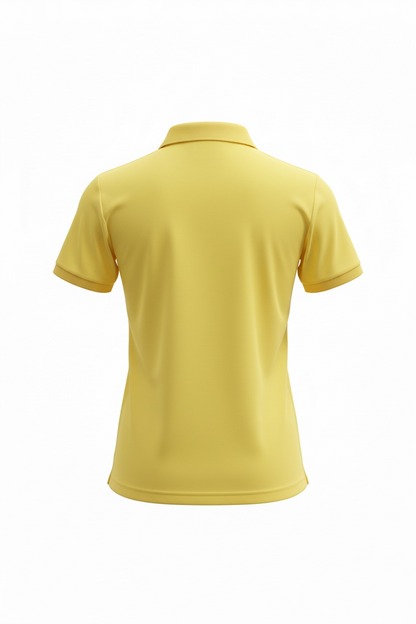 JRB Pique Short Sleeved Polo - Mellow Yellow