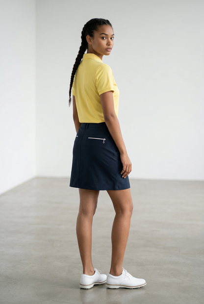 JRB Pique Short Sleeved Polo - Mellow Yellow