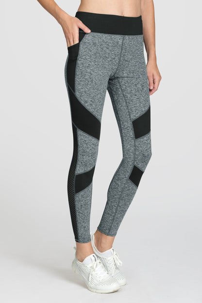 Tail Alsey Leggings - Light Grey Space Dye
