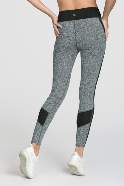 Tail Alsey Leggings - Light Grey Space Dye