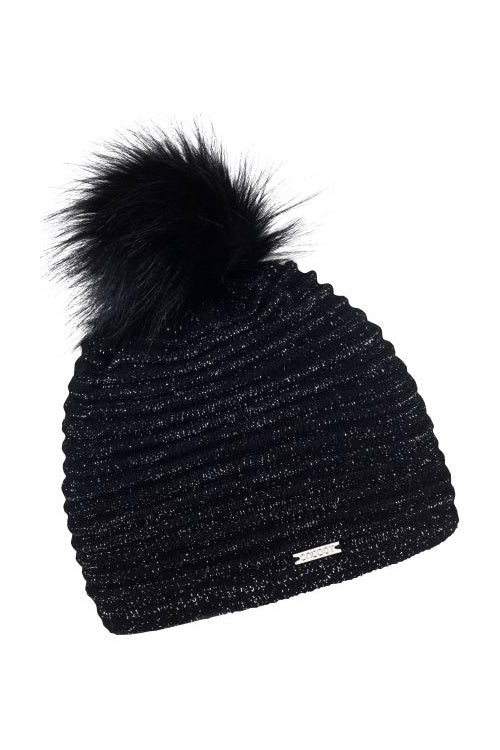 Sabbot Blanka Bobble Hat - Sparkling Black