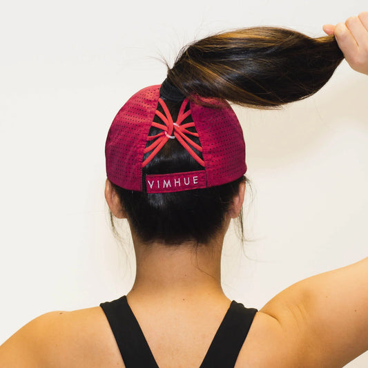 VimHue Sun Goddess cap - Bordeaux