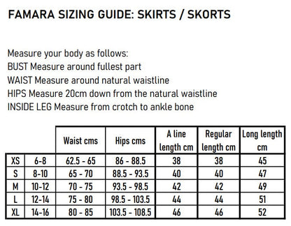 Famara Kick pleat skort - Claret