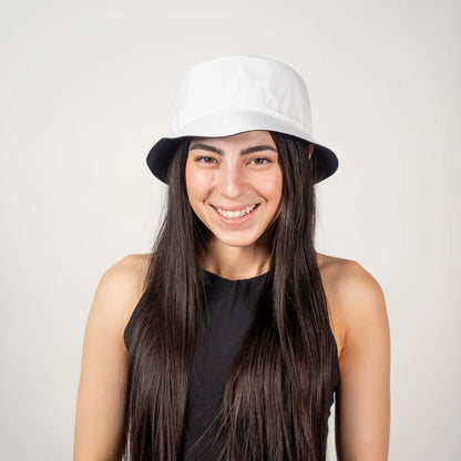 VimHue reversible small brim bucket hat - Black/white