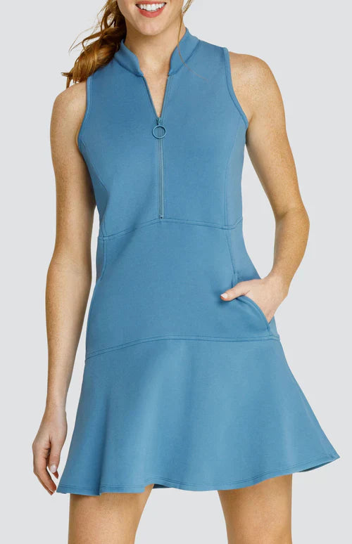 Tail Cookie sleeveless dress 35" - Copen Blue