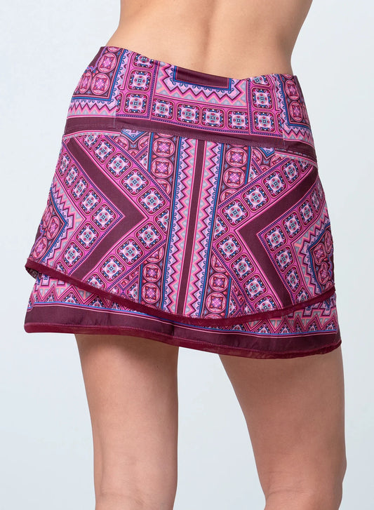 Lucky in Love Flounce 17/18" Skort  - Positano