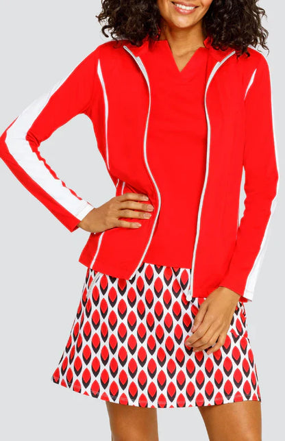 Tail Reilly Full Zip Jacket - Cardinal Red