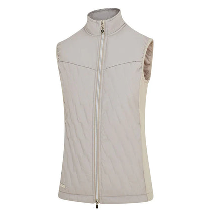 Island Green Padded Gilet - Stone