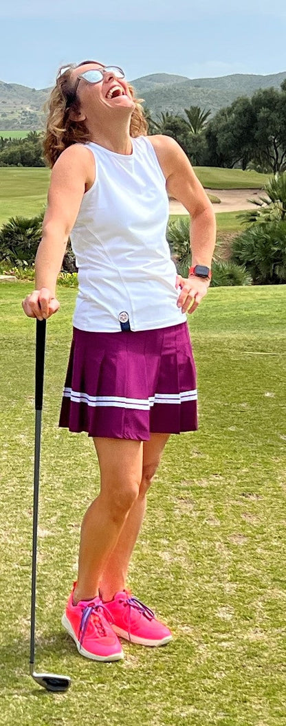 Tail George 16" skirt - Bordeaux