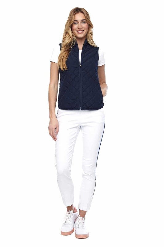 Swing Control quilted vest/gilet - Navy