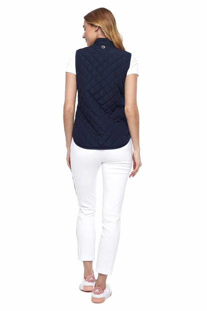 Swing Control quilted vest/gilet - Navy